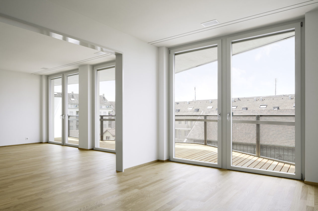 Wohnung 4.Obergeschoss, Neubau Geschäftsstelle Schweizerisches Rotes Kreuz von Architekturbüro Forsberg in Basel mit Malin Lindholm