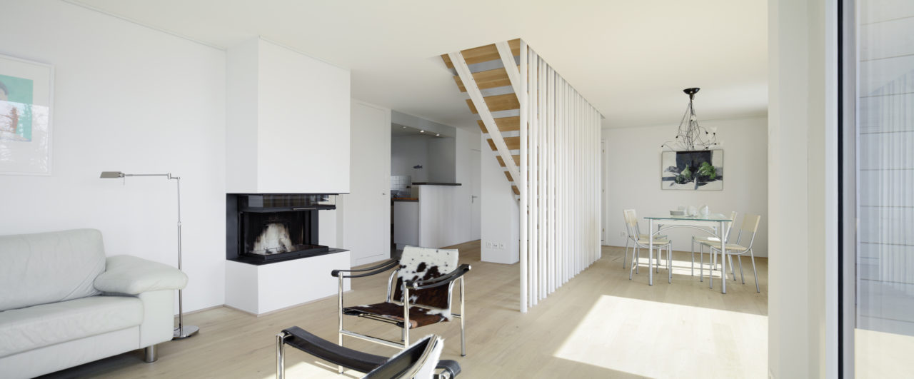 Neue Treppe nach Umbau von Architekturbüro Forsberg in Basel