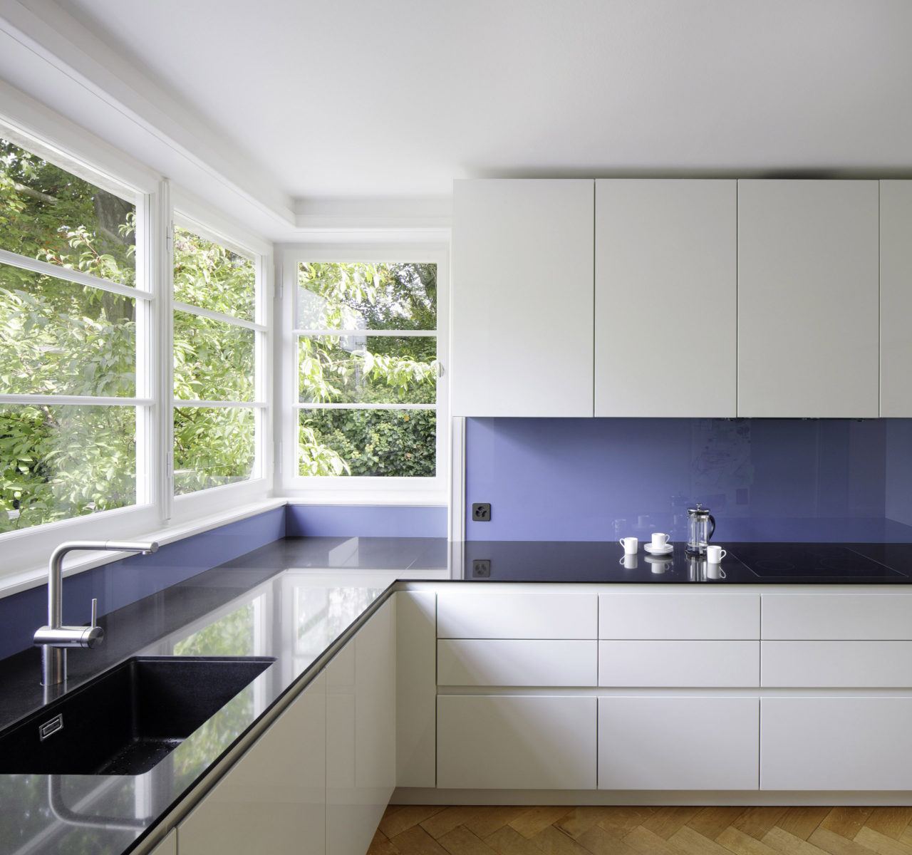 Küche nach Renovation von Architekturbüro Forsberg in Basel