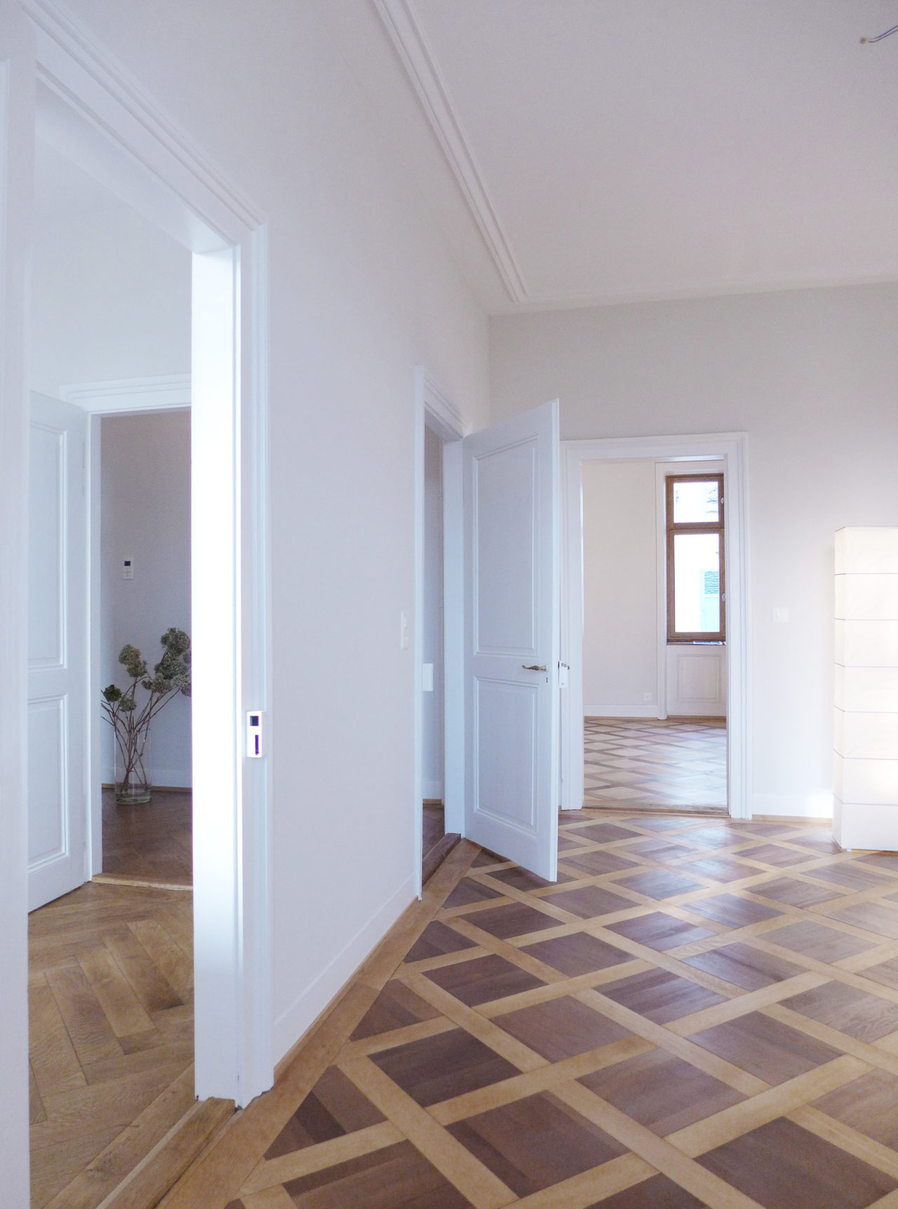 Wohnräume im 1.Obergeschoss nach Umbau und Ausbau (Dachausbau)von Architekturbüro Forsberg in Basel